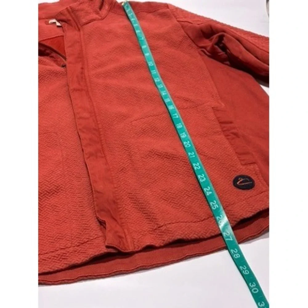 Carbon 2 Cobalt Men's Orange‎ Full Zip Textured Casual Shacket Size L - Picture 8 of 11